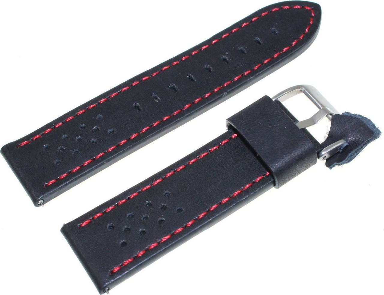 Diloy Skórzany pasek do zegarka 24 mm Diloy 398.24.53 Easy Click