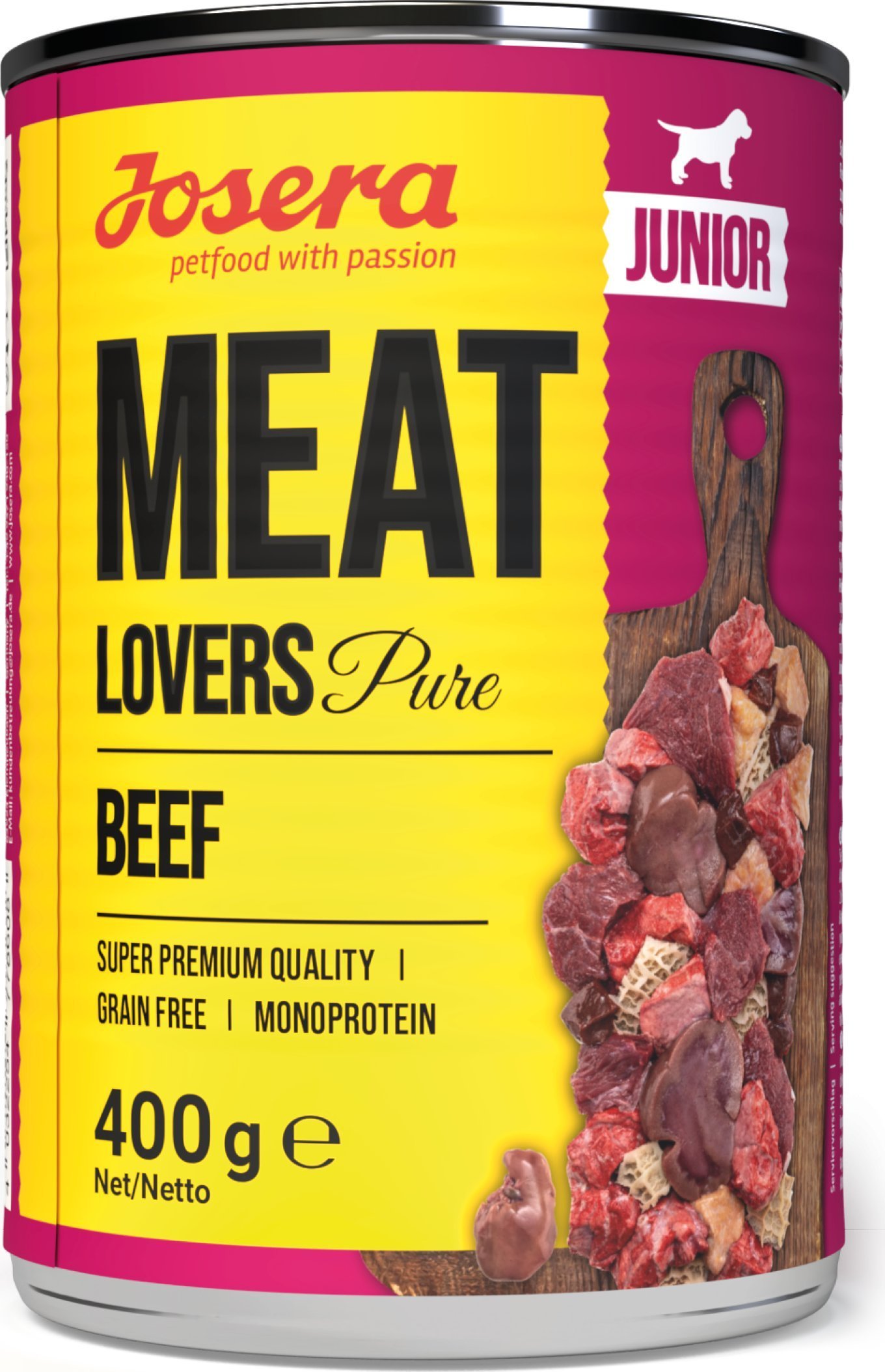 Josera Meat Lovers Junior Pure Wołowina 400g