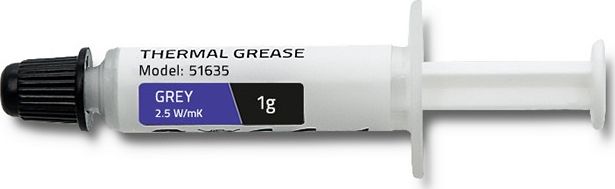 Pasta termoprzewodząca Qoltec Grey 1g (51635)