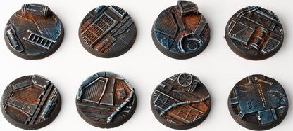 Gamers Grass Gamers Grass: Bases Round - Spaceship Corridor 32 mm (8 szt.)