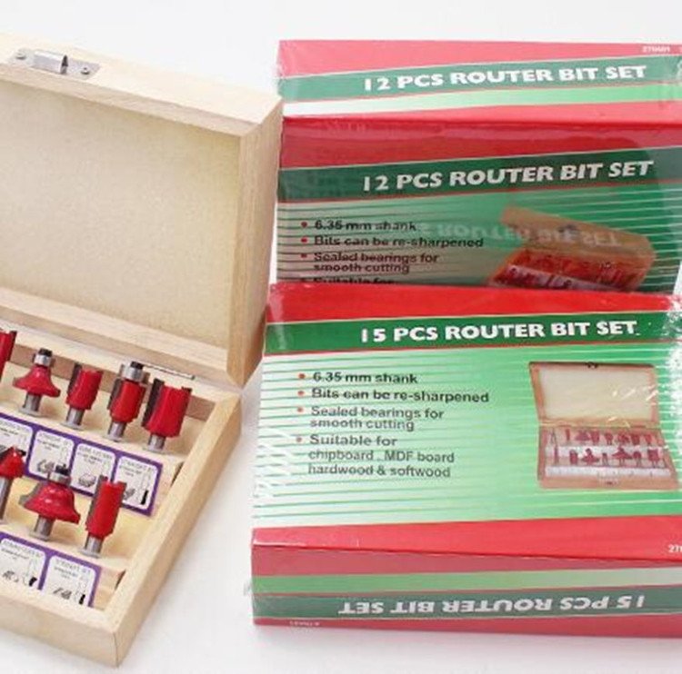 Frezy kształtowe do drewna 12szt