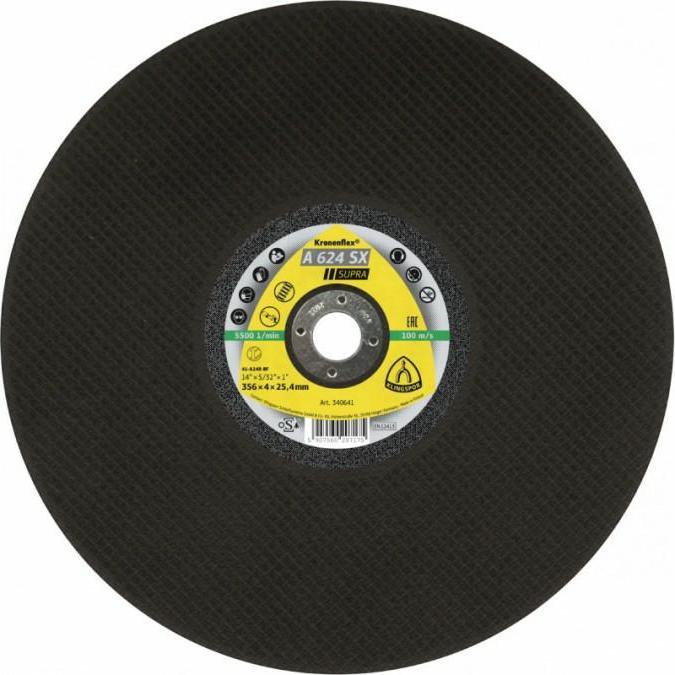 Klingspor KLINGSPOR.TARCZA MET 356*4,0*25,4 A624SX K340641