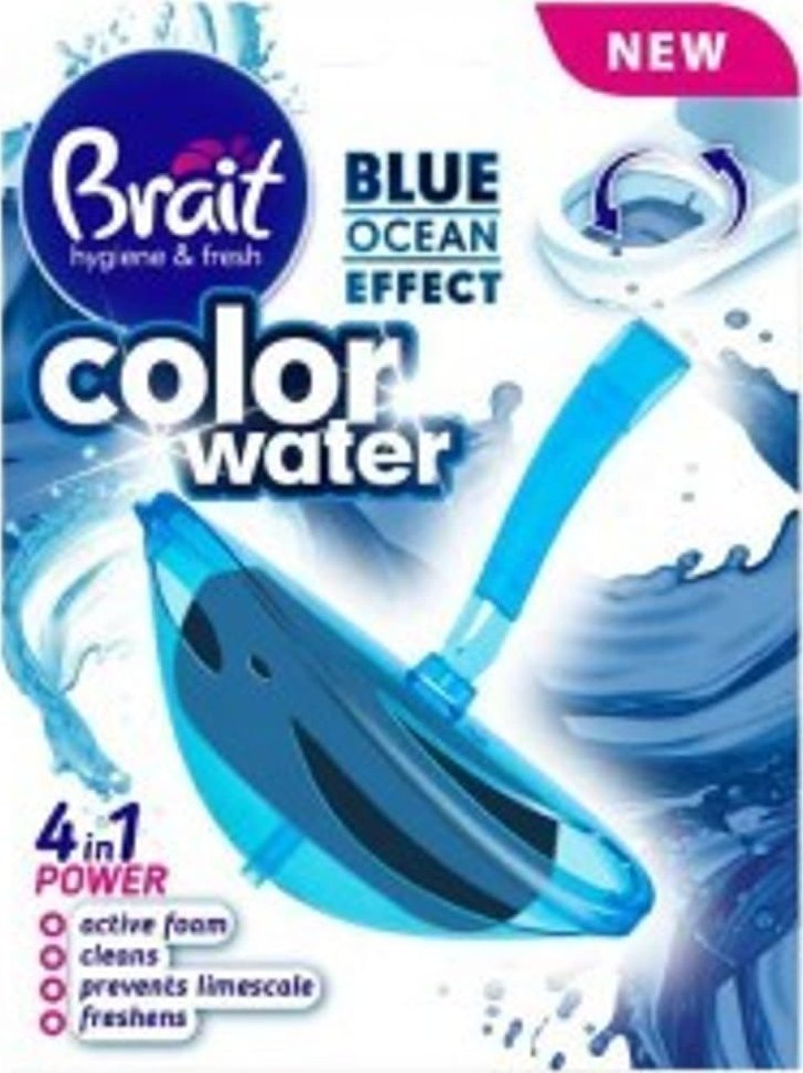 Brait BRAIT Hygiene & Fresh Kostka wc 1-faz 40 g Color Blue