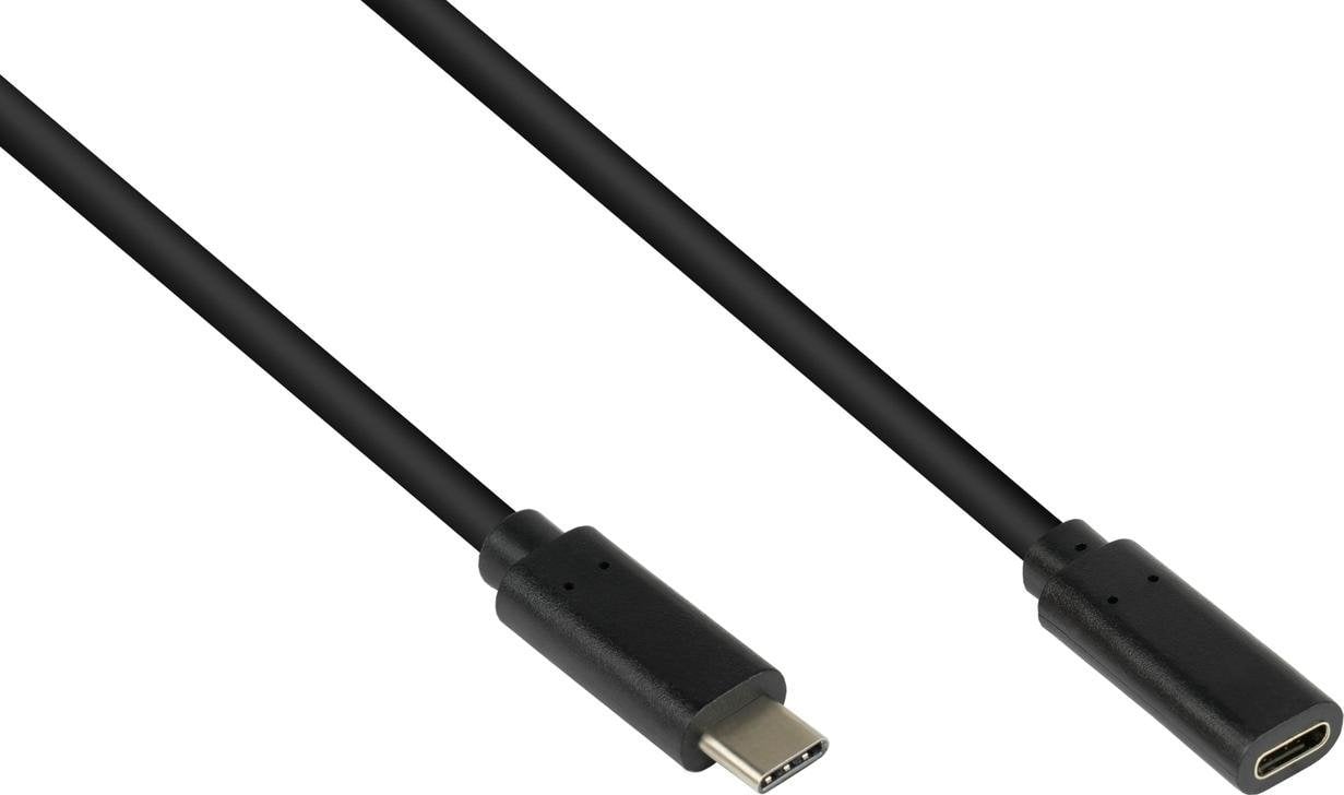 Kabel USB Good Connections USB-C - USB-C 0.5 m Czarny (2831-CV005S)
