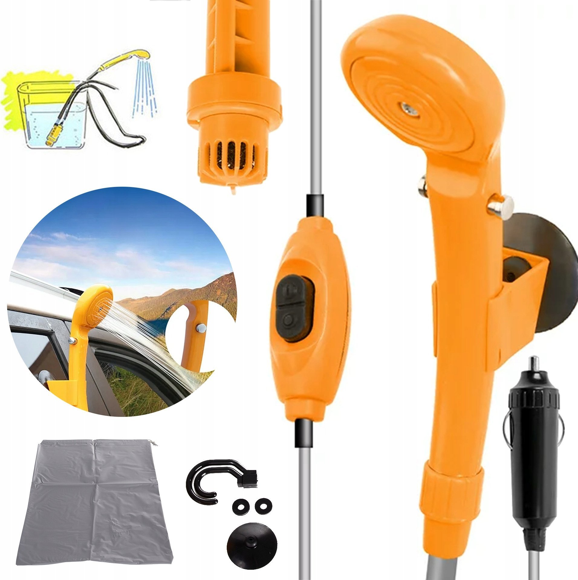 KELTIN Prysznic turystyczny 12V (10)