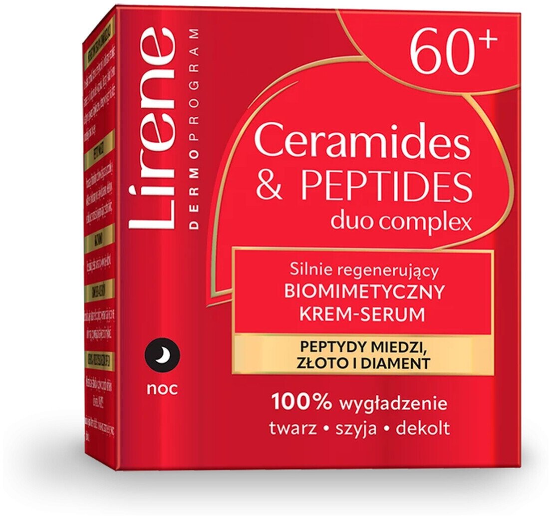Lirene Silnie regenerujący krem-serum o bogatej formule 60+ na noc 50ml
