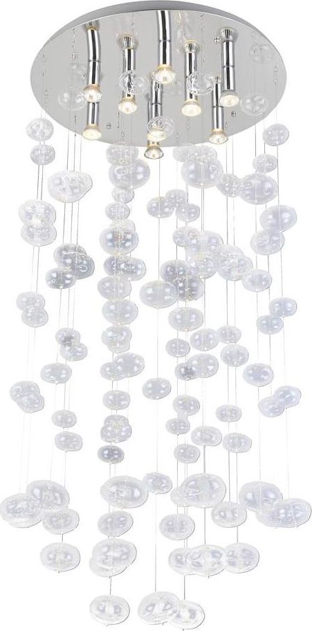 Lampa wisząca Azzardo Lampa sufitowa szklana do wysokich pokojów AZzardo LUVIA 125 XL AZ2573