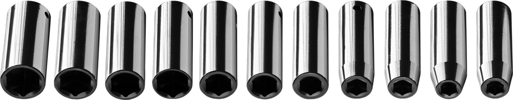 Neo Zestaw nasadek udarowych 6-kątnych 1/2" 10-24mm długich 11szt. (12-102)