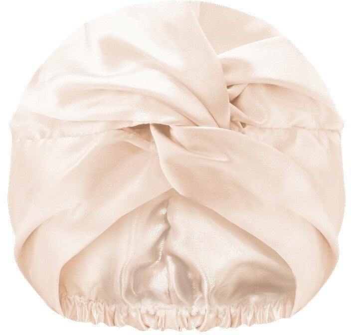 Glov Dwuwarstwowy satynowy czepek do spania Champagne