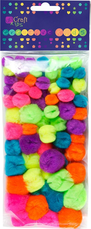 Dalprint Pompony akrylowe mix neon