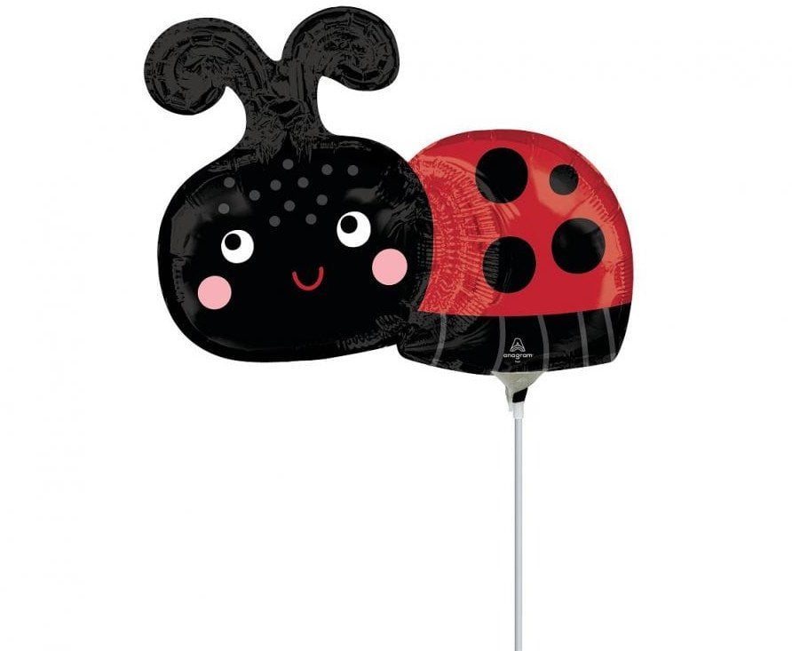 Balon foliowy Mini Shape happy ladybug