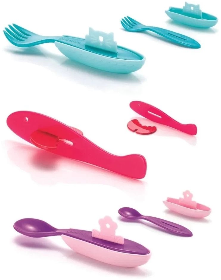 Guzzini PLAYPARK Dreiteiliges Kleinbesteck Set Assorted colors