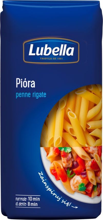 Lubella LUBELLA MAKARON PIÓRA PENNE RIGATE 400G