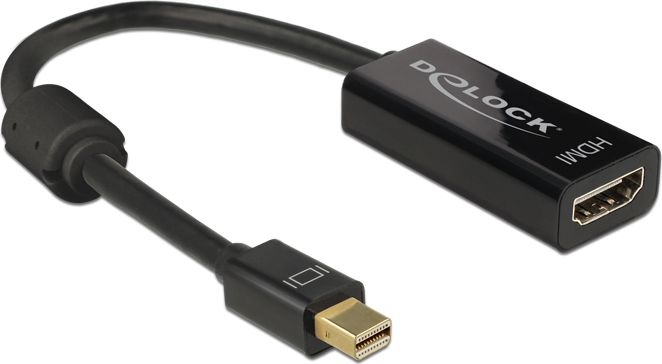 Adapter AV Delock DisplayPort Mini - HDMI czarny (62613)