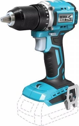 Wiertarko-wkrętarka Dedra WIERTARKO-WKRĘTARKA BEZSZCZ. 18V 0*AH SAS+ALL (1 SZT)