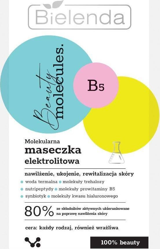 Bielenda Beauty Molecules molekularna elektrolitowa maseczka 8g