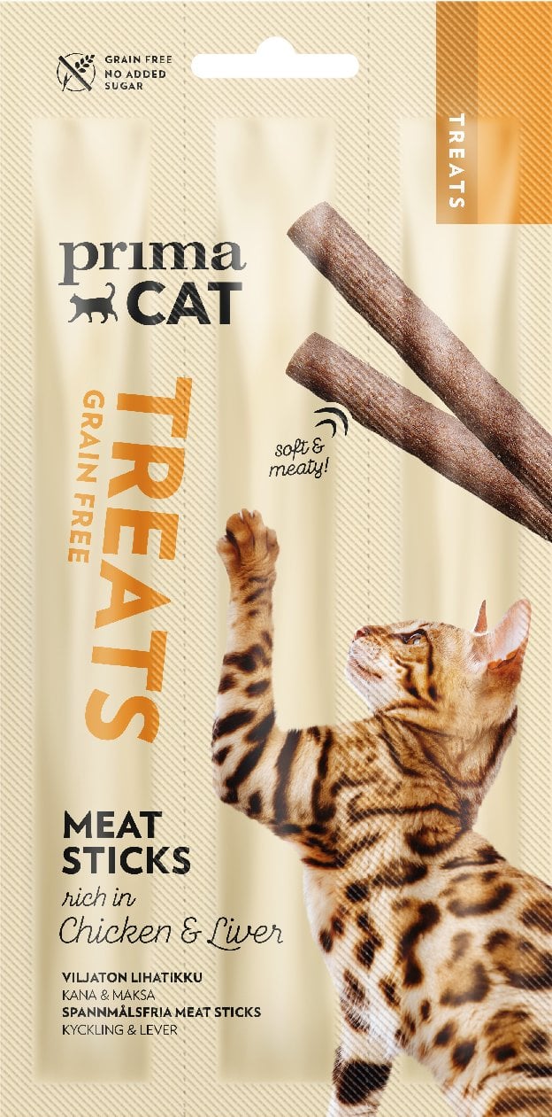 PRIMACAT MEAT STICK CHICKEN-LIVER 15G