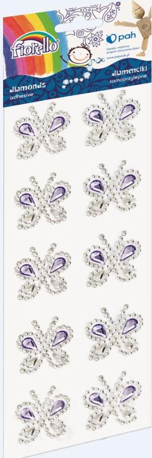 Fiorello Diamenciki samoprzylepne motyl GR-DS089 FIORELLO