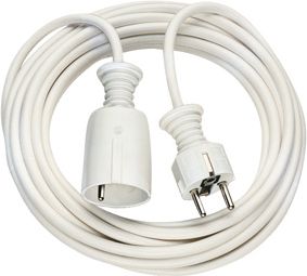 Brennenstuhl Przedłużacz w otulinie z wysokiej jakości tworzywa biały 5m (1168444)