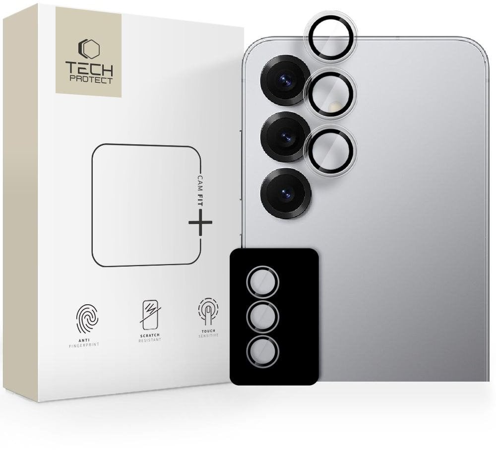 OSŁONA APARATU TECH-PROTECT CAMRING FIT+ GALAXY S25 FE CLEAR