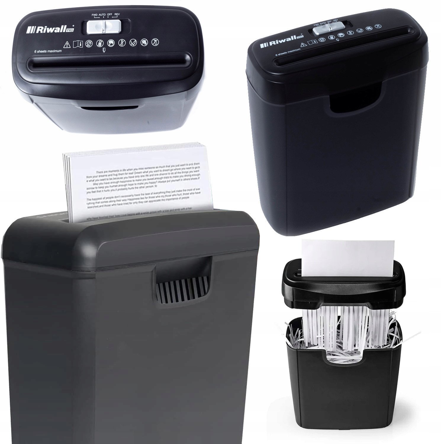 NISZCZARKA DO DOKUMENTÓW MOC NIEZAWODNA RODO AUTOMATYCZNA 10L RIWALL RNI-01