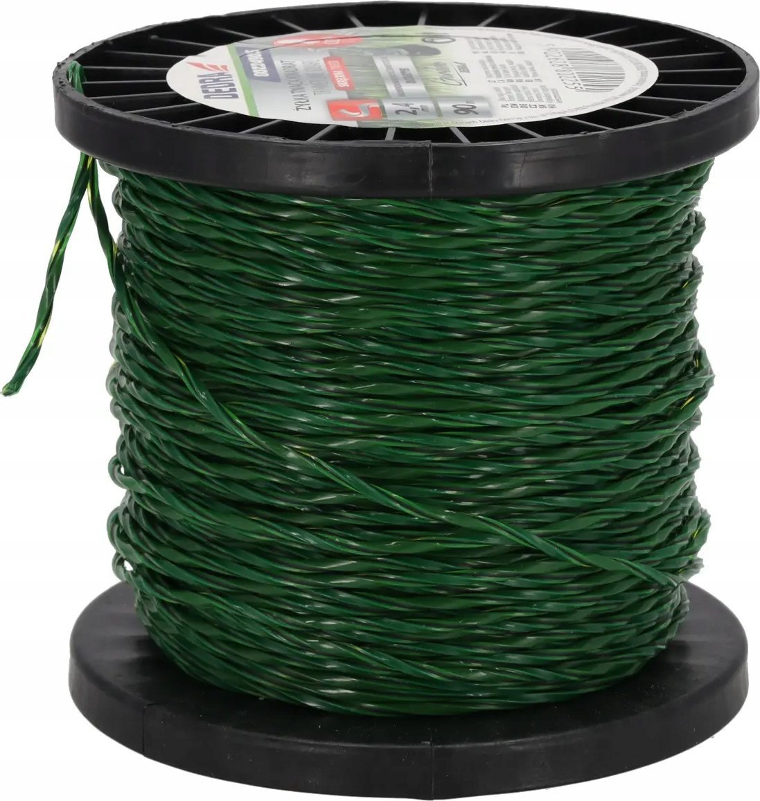 Dedra Żyłka tnąca kwadrat skręcona 2,4mmx90m, szpula