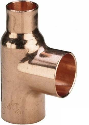 Viega Trójnik redukcyjny 22x18x22mm miedziany - 101497