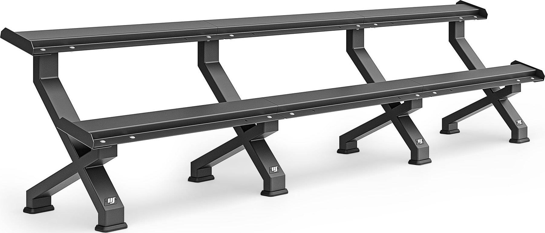 Stojak modułowy na hantle MP-S207 2.0 (3 moduły) - Marbo Sport