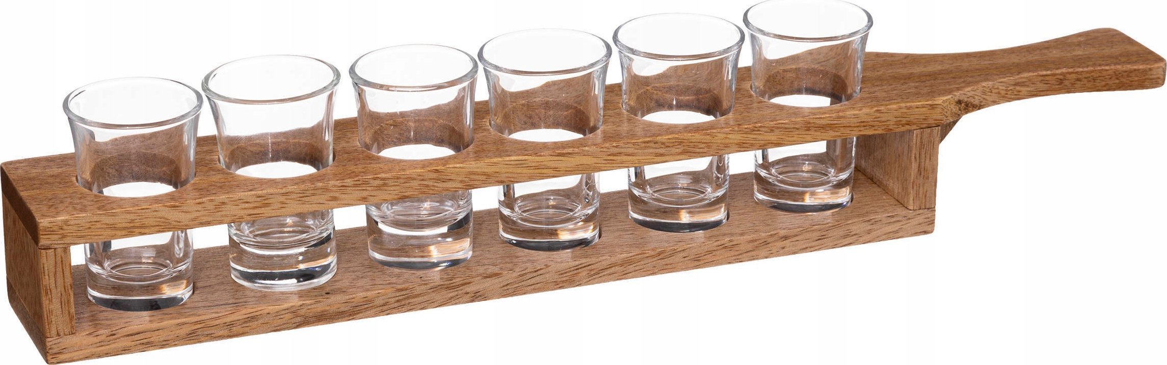 Secret de Gourmet Taca do serwowania drinków, drewniana, 6 kieliszków