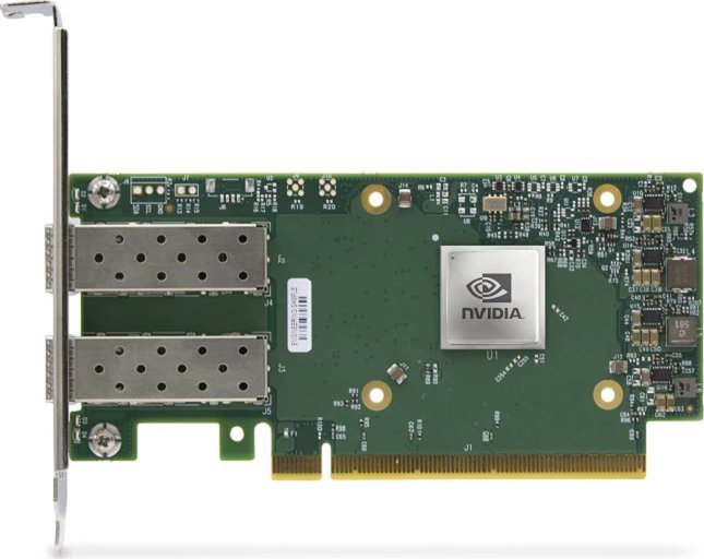 Karta sieciowa NVIDIA NVIDIA ConnectX-6 Dx EN - Verschlusselung aktiviert ohne Secure Boot - Netzwerkadapter - PCIe 4.0 x16 - 100 Gigabit QSFP56 x 1