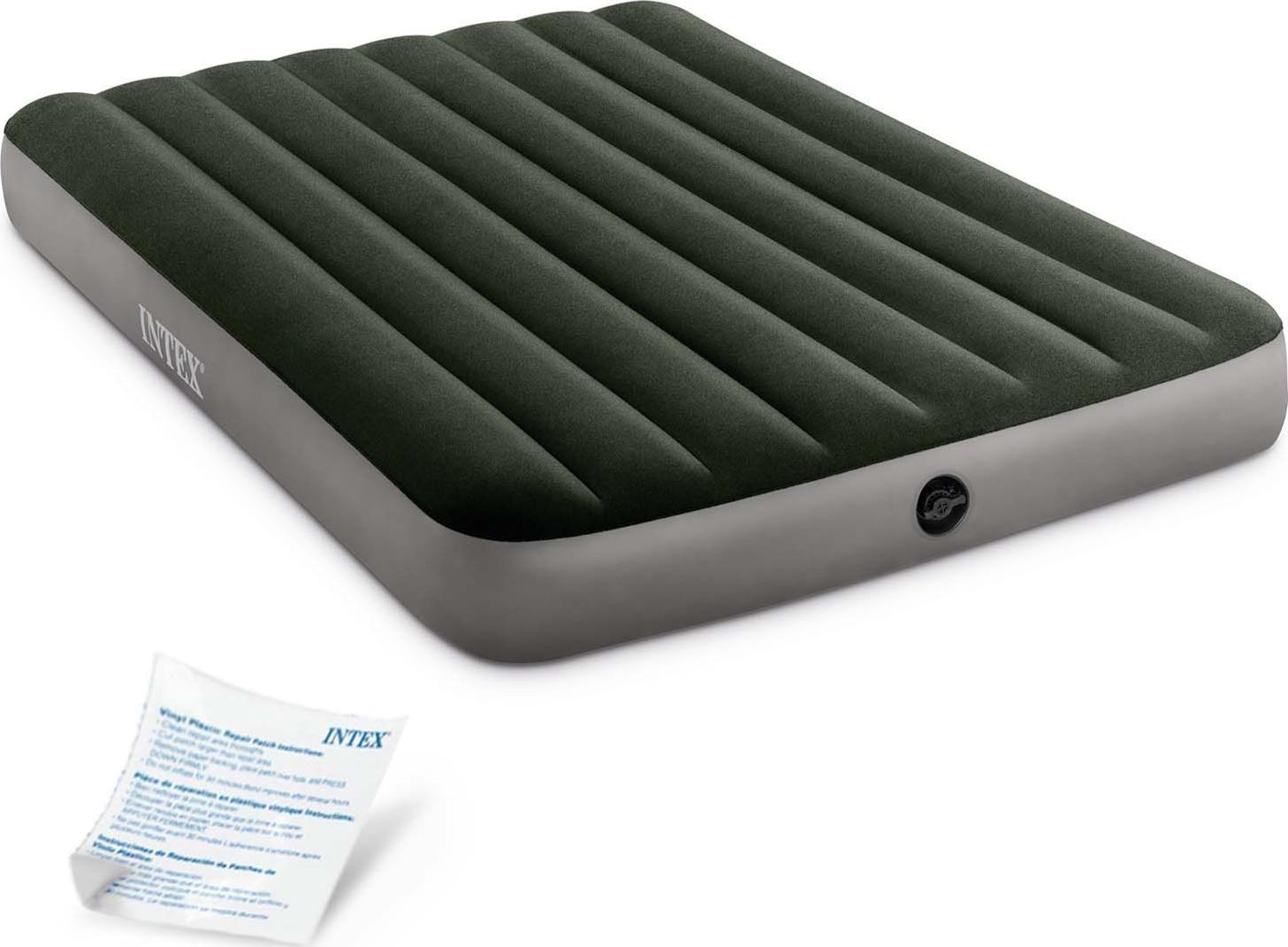 Intex Materac turystyczny Prestige Full zielony