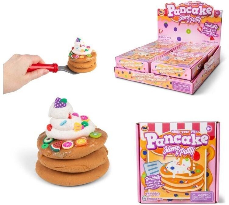 Zrób własne naleśniki z masy slime i putty