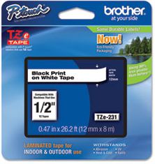 Brother Taśma laminowana 24mm 8m TZE151