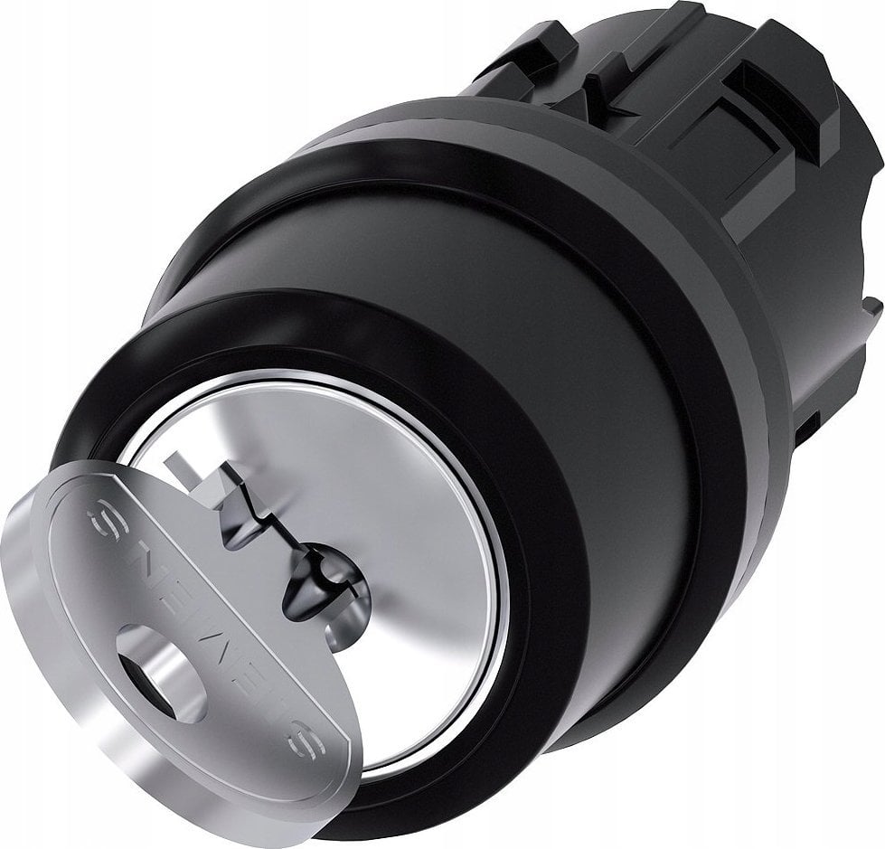 Siemens Przełącznik z kluczem ronis 22mm okrągły tworzywo nr zamka 455 z 2 kluczami 2 poz o <i 3SU1000-4CC01-0AA0