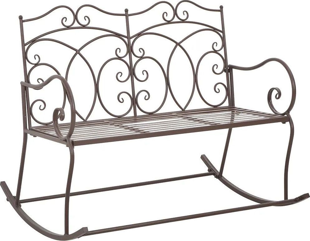 Elior bujana ławka ogrodowa Dion, brązowa (4160)