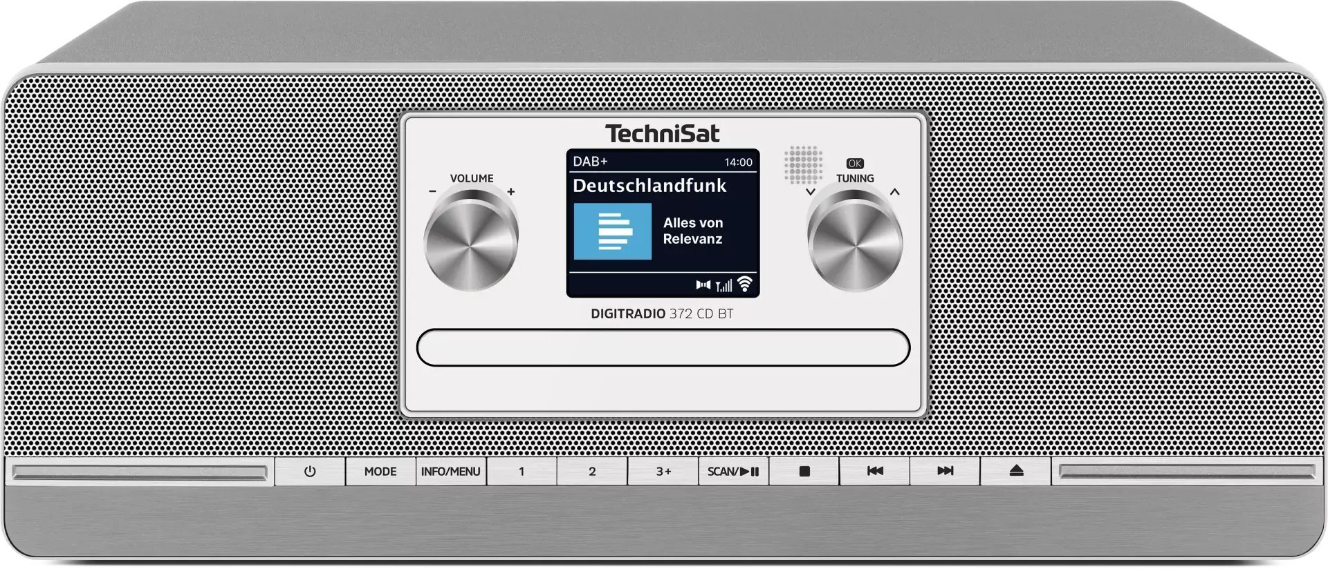 Radioodtwarzacz TechniSat Technsat DigitRadio 372 CD BT srebrny