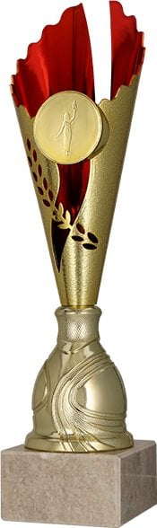 Victoria Sport Puchar plastikowy złoto - czerwony