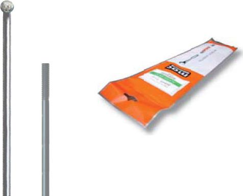 Cn Spoke Szprychy CNSPOKE MAC14 2.0-2.0-2.0 stal nierdzewna 262mm srebrne 72szt - CN-MAC14-262