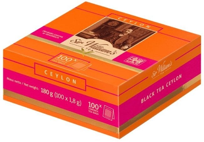 Sir Williams Herbata czarna Ceylon 100 torebek