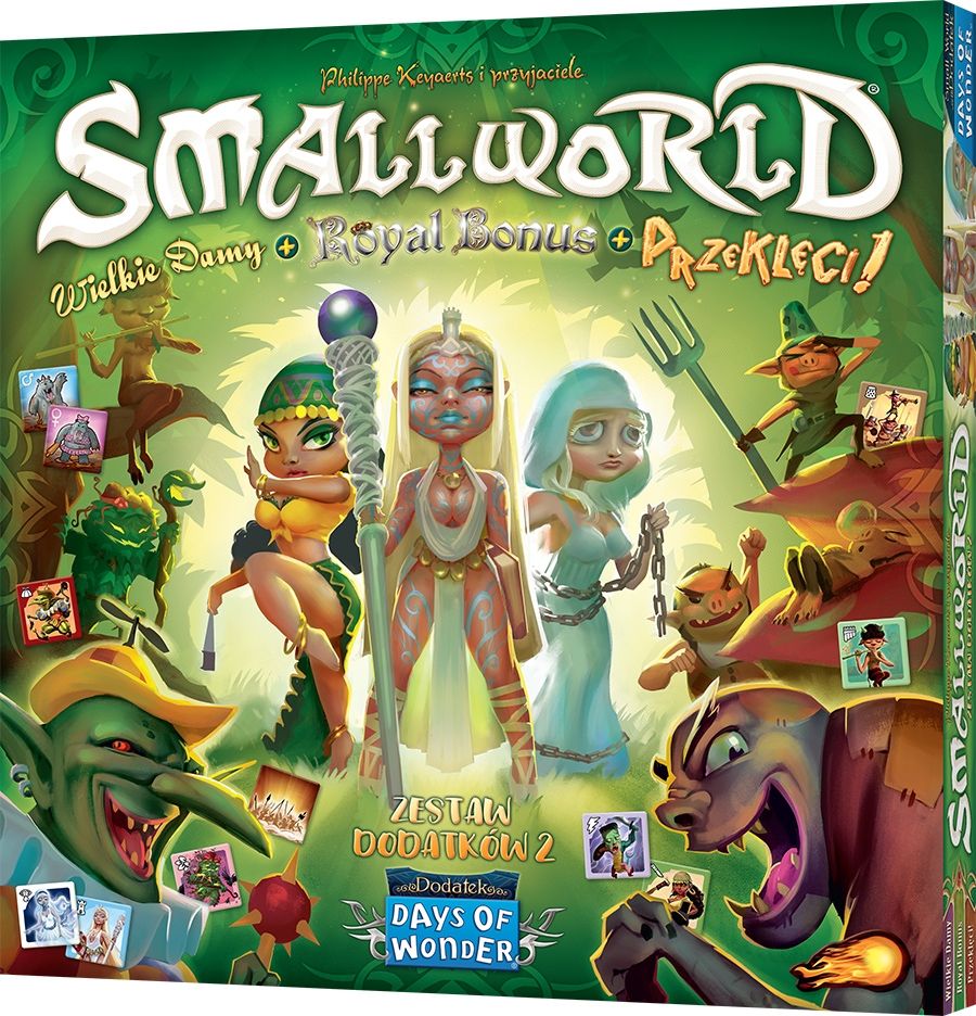 Rebel Dodatek do gry Small World: Wielkie damy + Royal Bonus + Przeklęci!