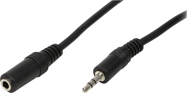 Kabel LogiLink Jack 3.5mm - Jack 3.5mm 10m czarny (CA1056)
