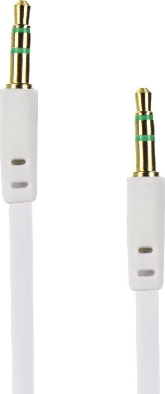 Kabel Partner Tele.com Jack 3.5mm - Jack 3.5mm 1m biały