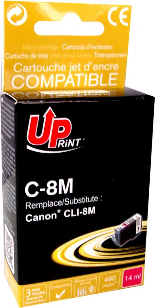 Tusz UPrint C-8M / CLI8M (Magneta)