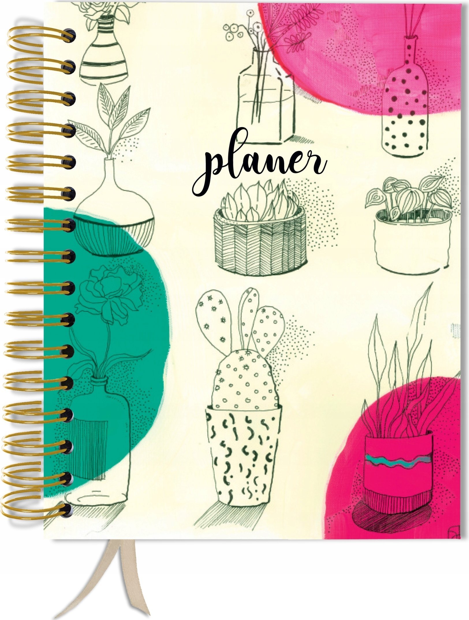 TadaPlanner Kalendarz terminarz bez dat planer książkowy A5+