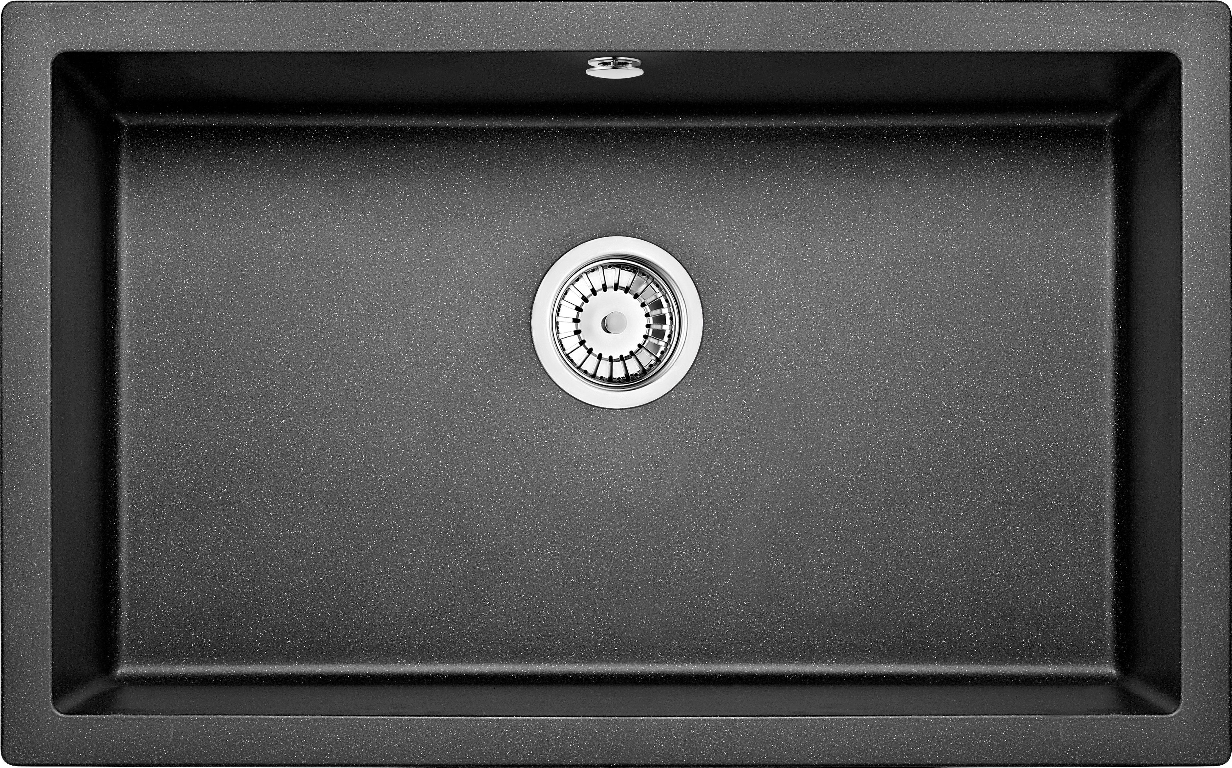 Zlewozmywak Deante KOMORA PODBLAT CORDA GRAFIT METALIK GRAN 800X500X210 3,5"+SPACE SAVER
