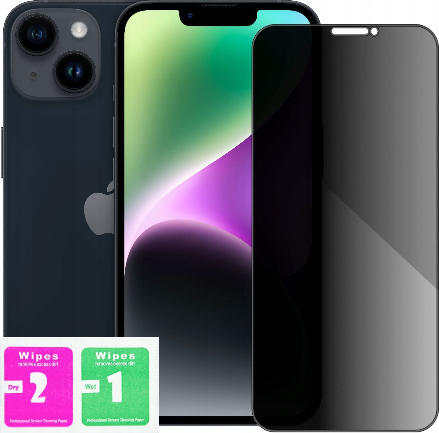 Hello Case Szkło Hartowane Do Iphone 14 Pro Antispy (9H, Antyszpiegowskie, Ochronne)