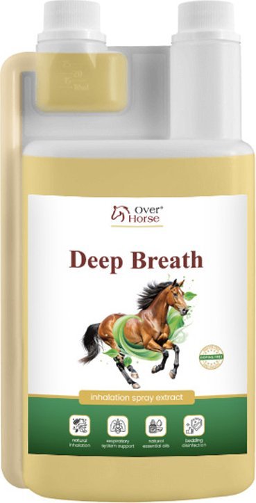 Over Horse Deep Breath Produkt do inhalacji koni 1 l