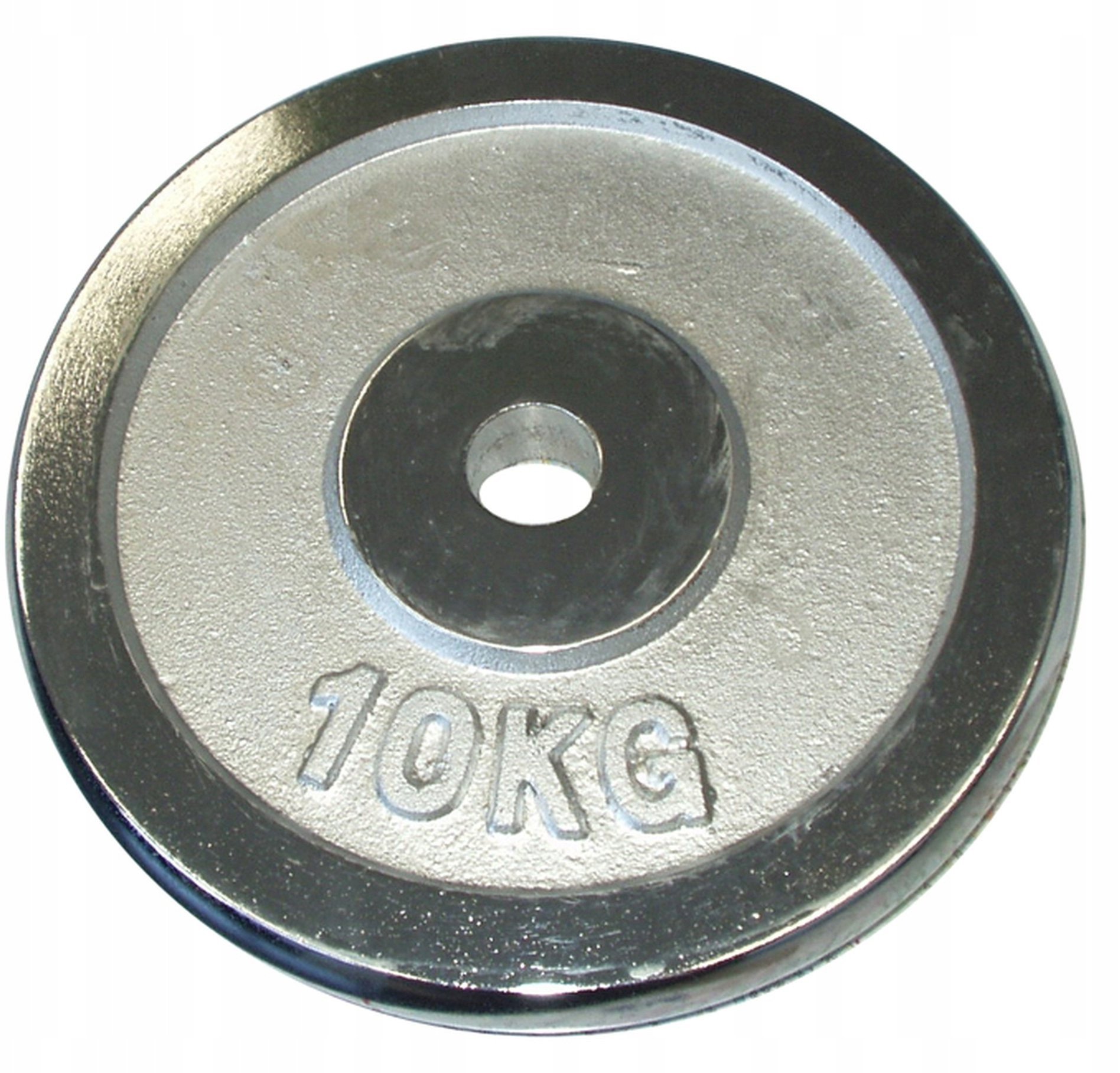 Obciążenie Talerz Chromowany do Gryfów Ćwiczeń KUBISPORT 10 kg 28 mm