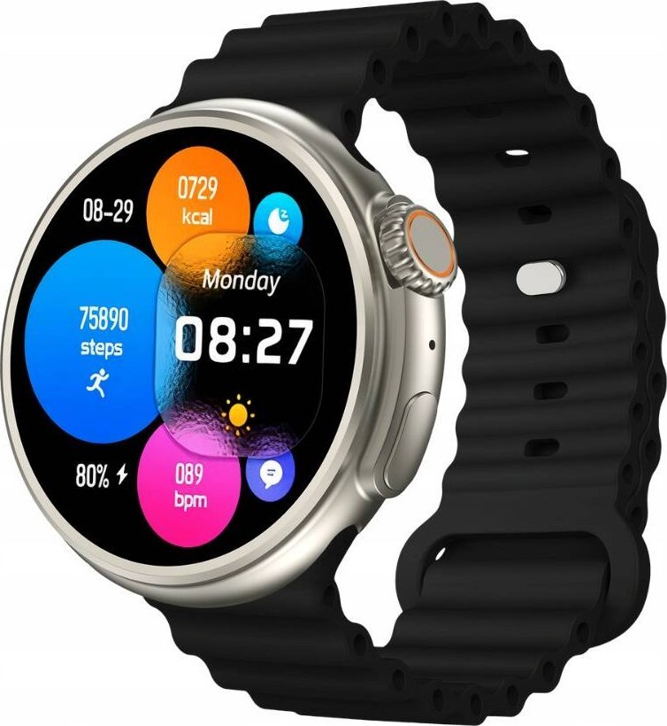 Smartwatch Yaxo Oxnard Czarny (YAX-WE-SW-003)