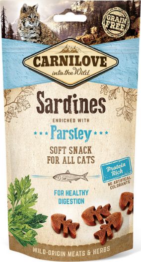 Carnilove Carnilove Cat Snack Fresh Soft Sardine+Parsley 50g